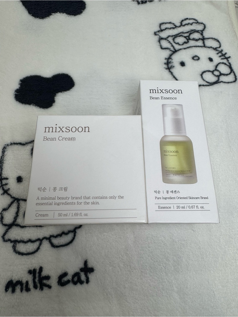 Mixsoon Bean Cream & Bean Essence Duo Set